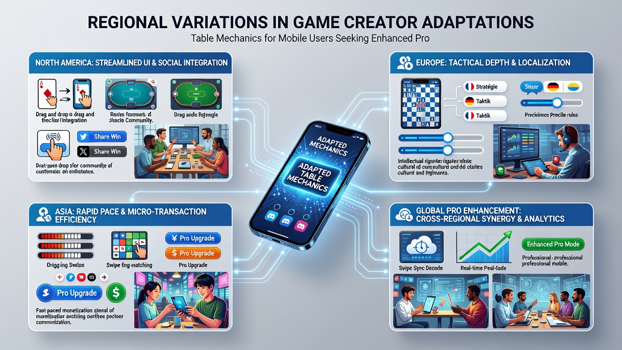 Comparison of mobile poker and blackjack interfaces highlighting promotional elements in Asian and North American versions