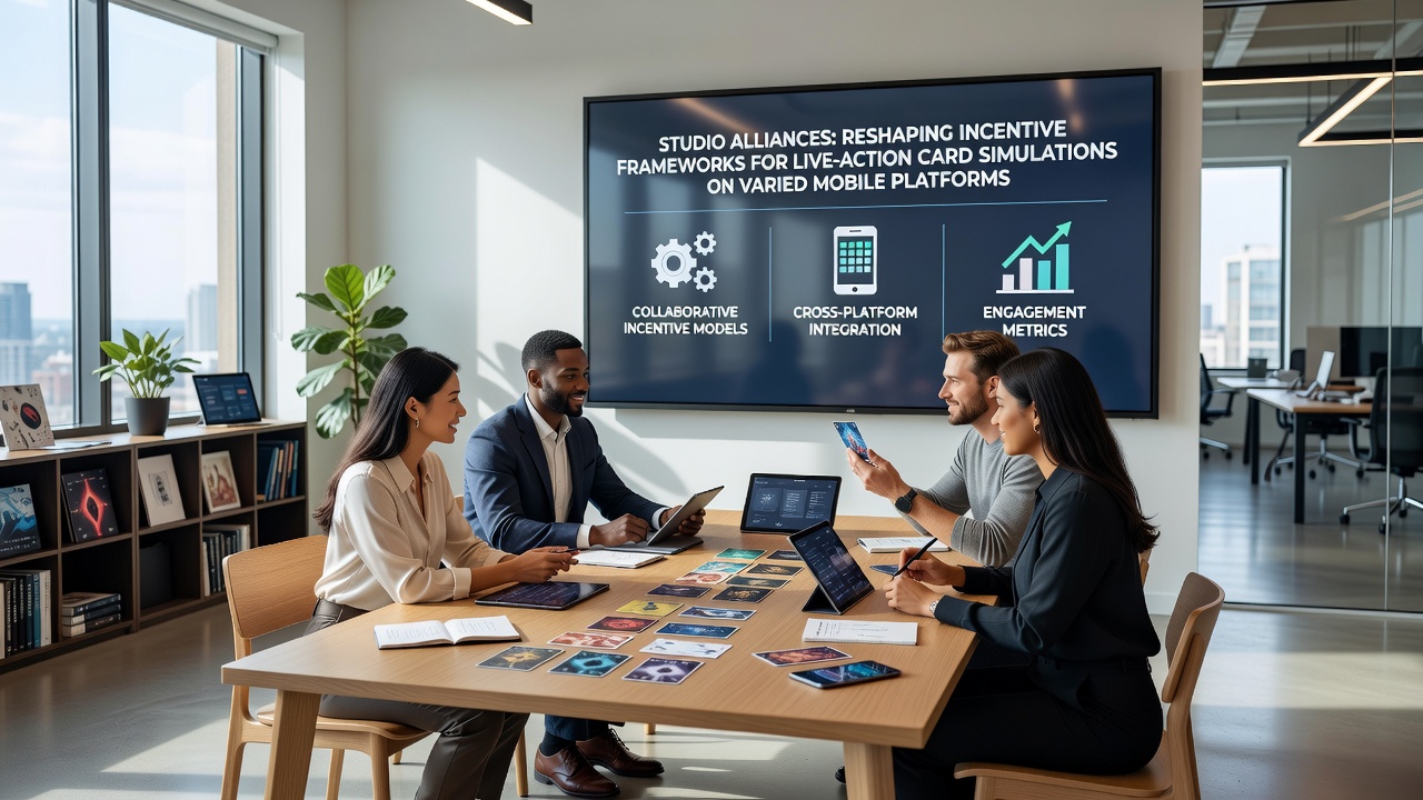 Mobile transaction networks integrated with live card simulation incentives